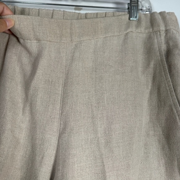 Eileen Fisher Women’s Size Small 100% Organic Linen Cropped Pants - Picture 4 of 8